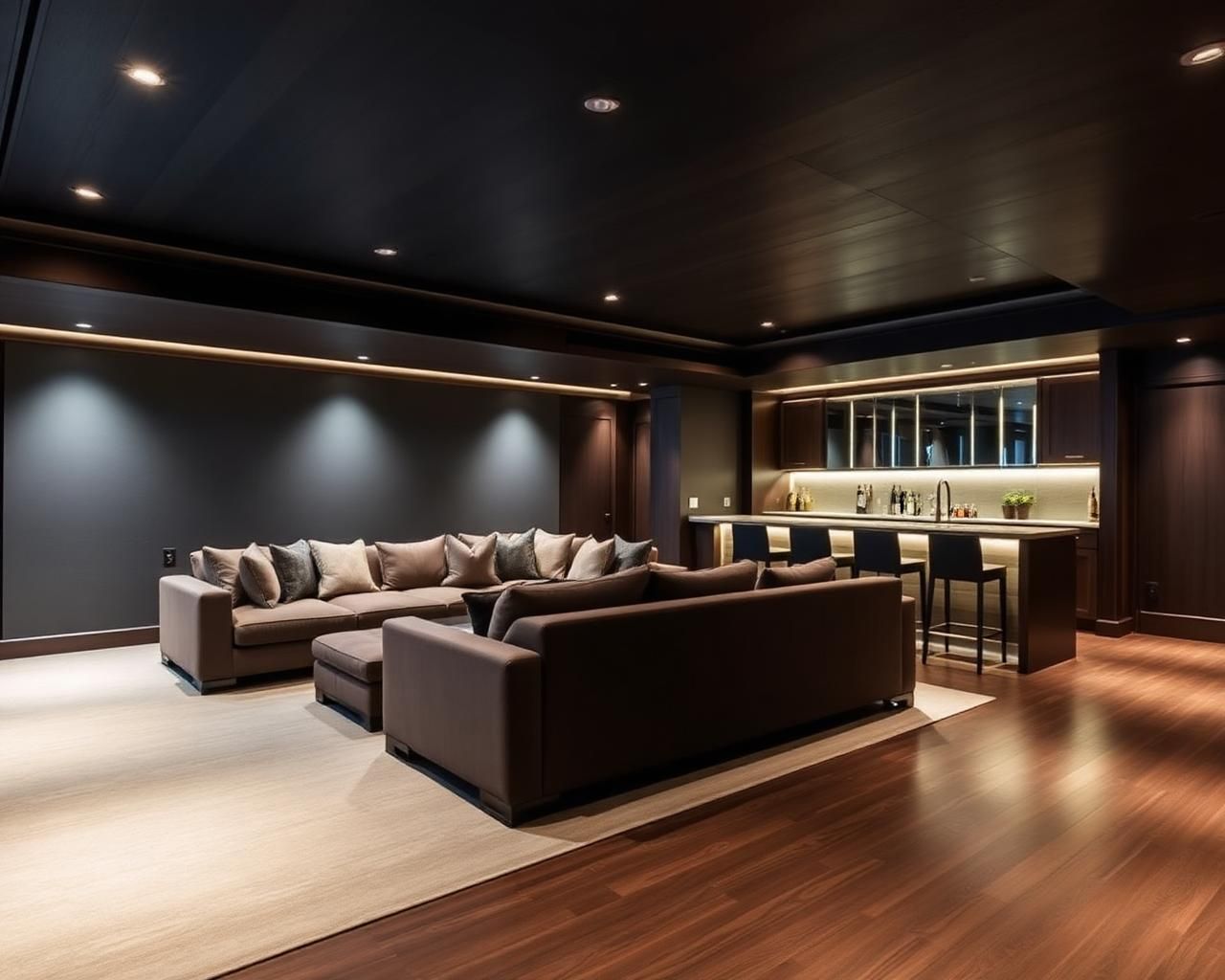 Basement Finishing projects by Alpha Wolf Construction